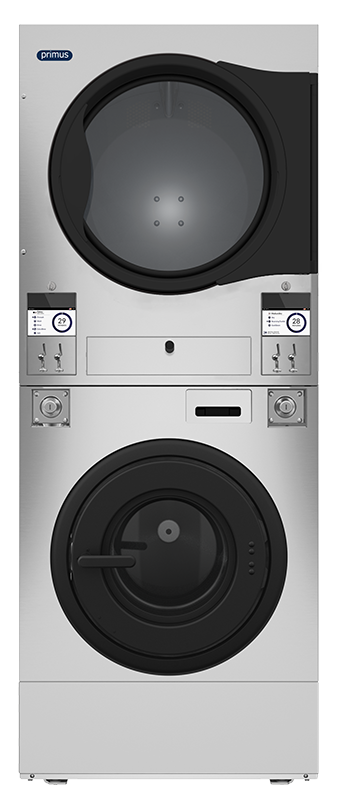 Primus stacked washer-extractor and tumble dryer